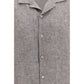 Gray Linen Shortsleeve Shirt