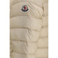 Beige Polyamide Full-Length Jacket