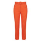 Orange Viscose Women Pants