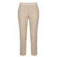 Beige Viscose Women Pants