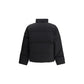 Black Polyester Parka