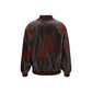Bordeaux Leather Bomber