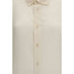 Beige Silk Pattern Shirt