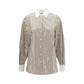 Beige Cotton Pattern Shirt