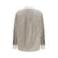 Beige Cotton Pattern Shirt
