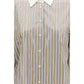Beige Cotton Pattern Shirt