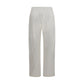 White Cotton Athletic Pants