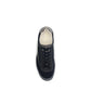 Blue Suede Leather Athletic Sneakers