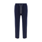 Blue Cotton Joggers (Workout Pants)