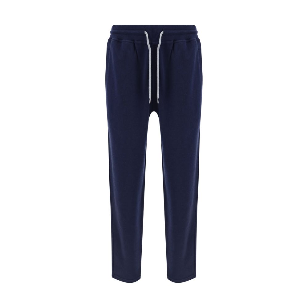 Blue Cotton Joggers (Workout Pants)