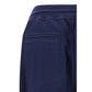 Blue Cotton Joggers (Workout Pants)