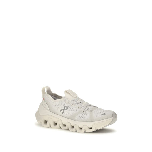 Beige Fabric Athletic Sneakers