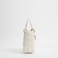 White Lamb Leather Handbag