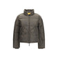 Bicolor Polyamide Full-Length Jacket