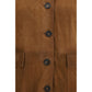 Brown Calf Leather Bos Taurus Full-Length Jacket