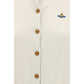 White Cotton Cardigan
