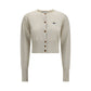 White Cotton Cardigan