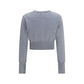 Gray Cotton Cardigan