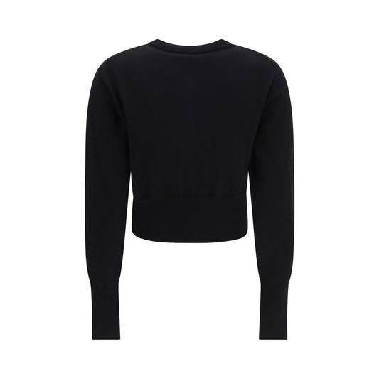 Black Cotton Cardigan