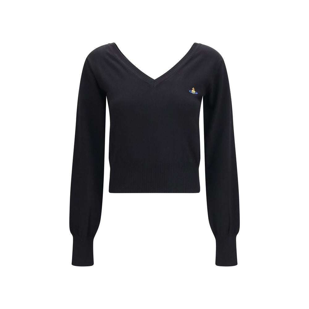 Black Cotton Sweatshirt