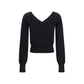 Black Cotton Sweatshirt