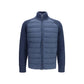 Blue Polyamide Full-Length Jacket