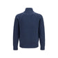 Blue Polyamide Full-Length Jacket