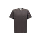 Brown Silk T-Shirt