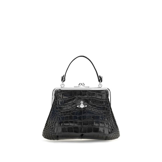 Black Calf Leather Bos Taurus Handbag