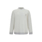 White Cotton Sweatshirt