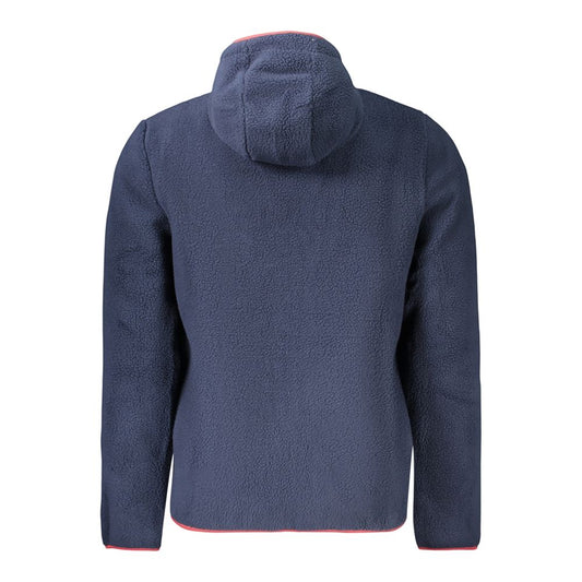 Blue Polyester Men's Sweatshirt