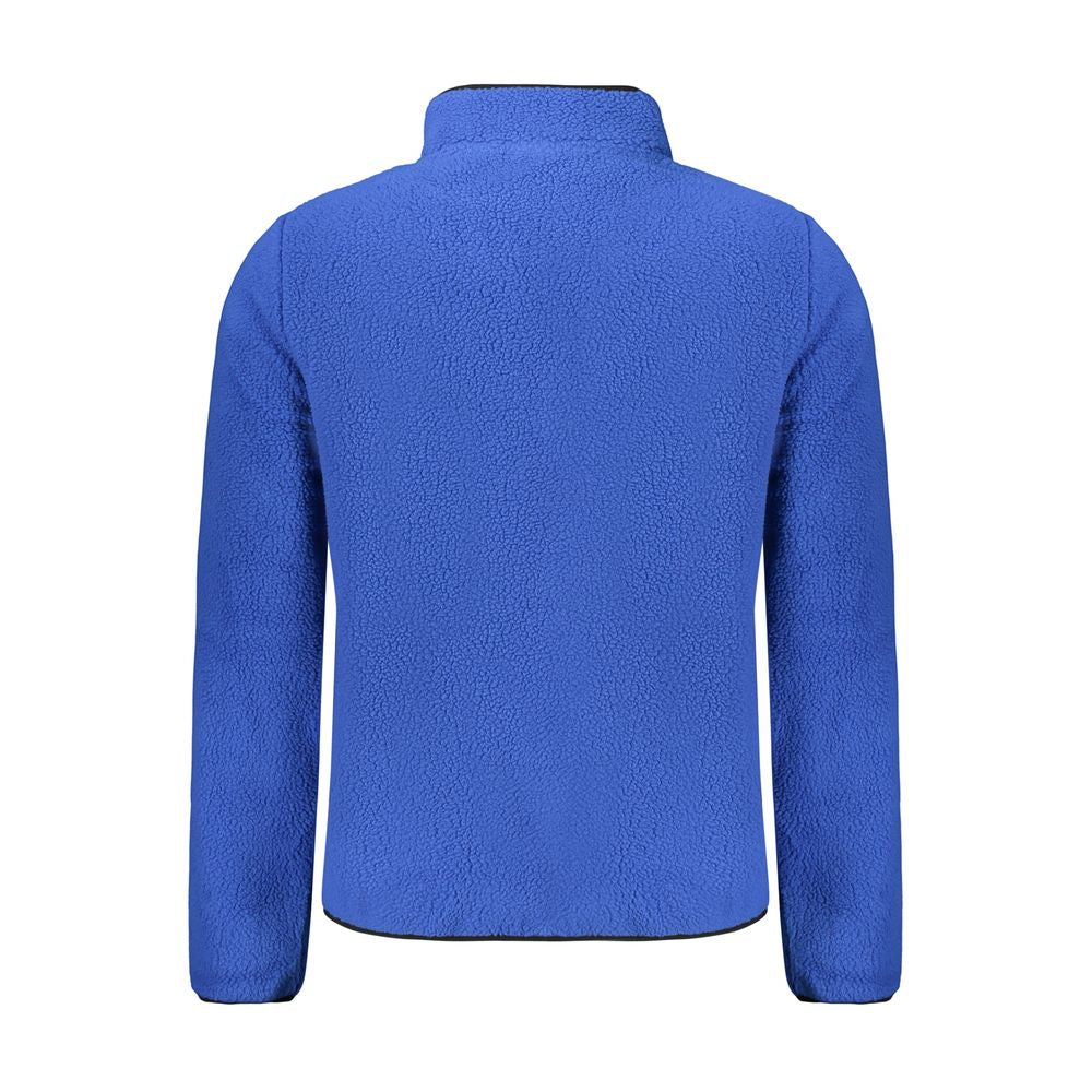 Blue Polyester Sweatshirt