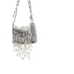 Silver Stainless Steel Shoulder Bag
