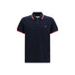 Blue Cotton Polo Shirt