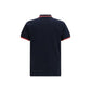 Blue Cotton Polo Shirt