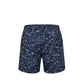Blue Polyester Men Swim Short