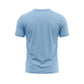 Light Blue Cotton Men T-Shirt