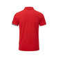 Red Cotton Men Polo Shirt
