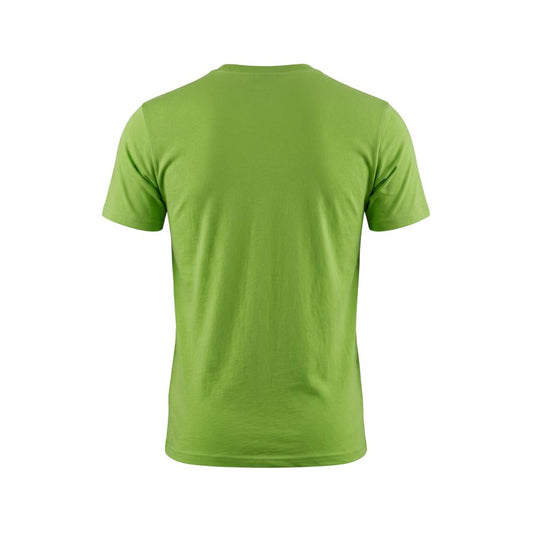 Green Cotton Men T-Shirt