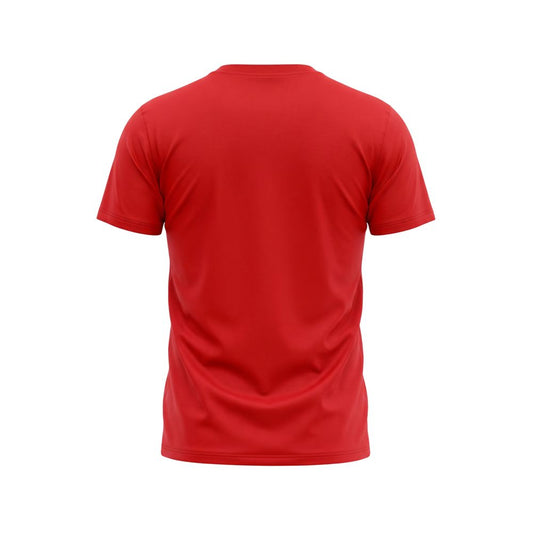 Red Cotton Men T-Shirt