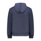 Blue Polyester Men Jacket