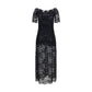 Black Polyamide Long Dress