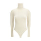 Beige Cotton Bodysuit