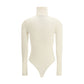 Beige Cotton Bodysuit