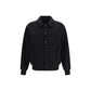 Black Wool Oves Aries Biker Jacket