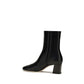 Black Calf Leather Bos Taurus Ankle Boots