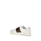 White Calf Leather Bos Taurus Low Top Sneakers