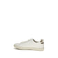 White Calf Leather Bos Taurus Low Top Sneakers