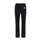Black Cotton Straight-Leg Jeans