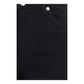 Black Cotton Straight-Leg Jeans